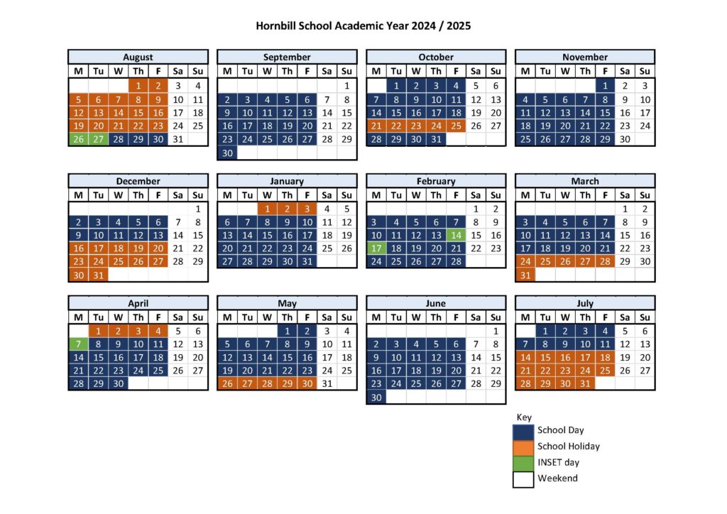 Calendar & Term Dates